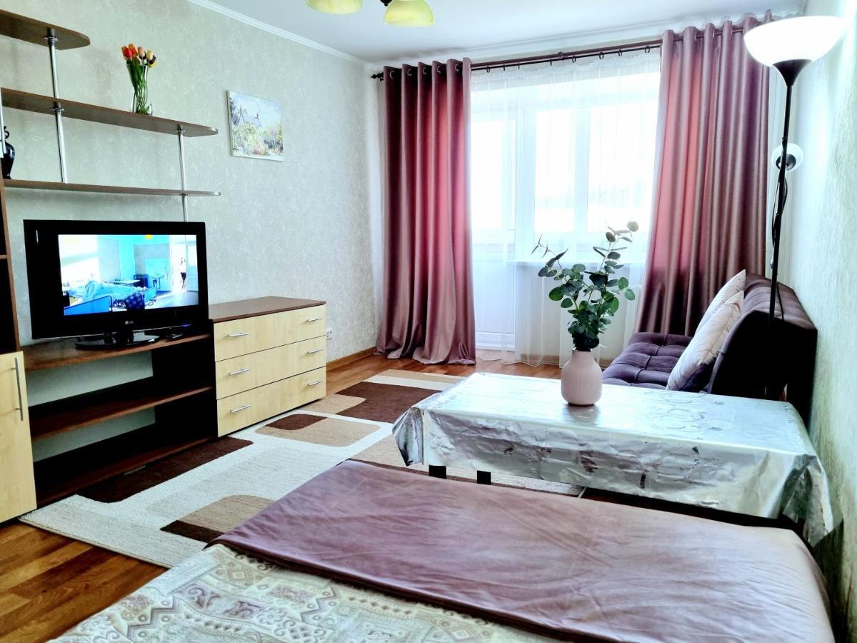 Apartment На Стрелке С Красивым Видом На Иртыш Ustʼ-Kamenogorsk Exteriör bild